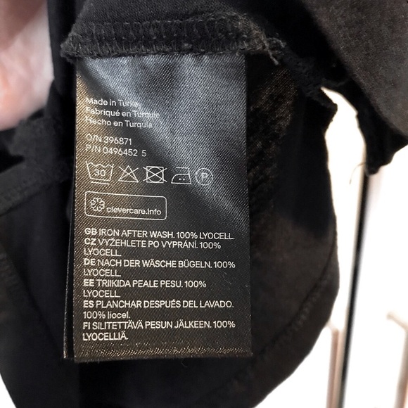 Navy blue Tencel (lyocell) tee H&M - Picture 4 of 6